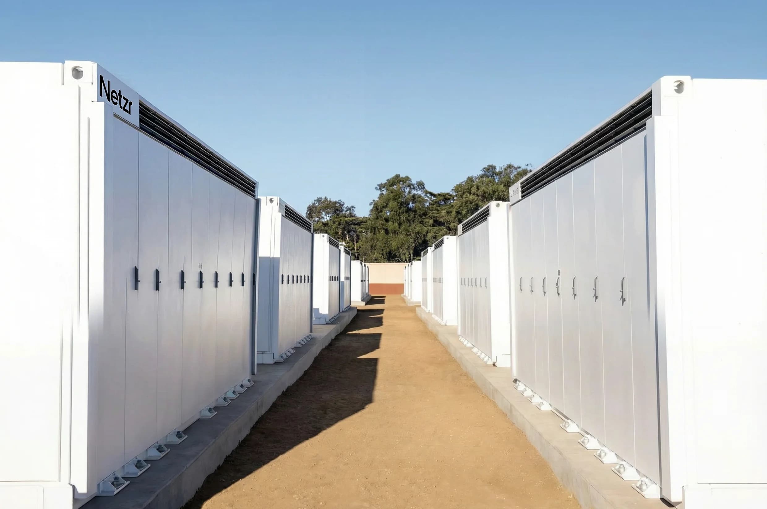 Netzr Grid-Scale Battery Storage Installation